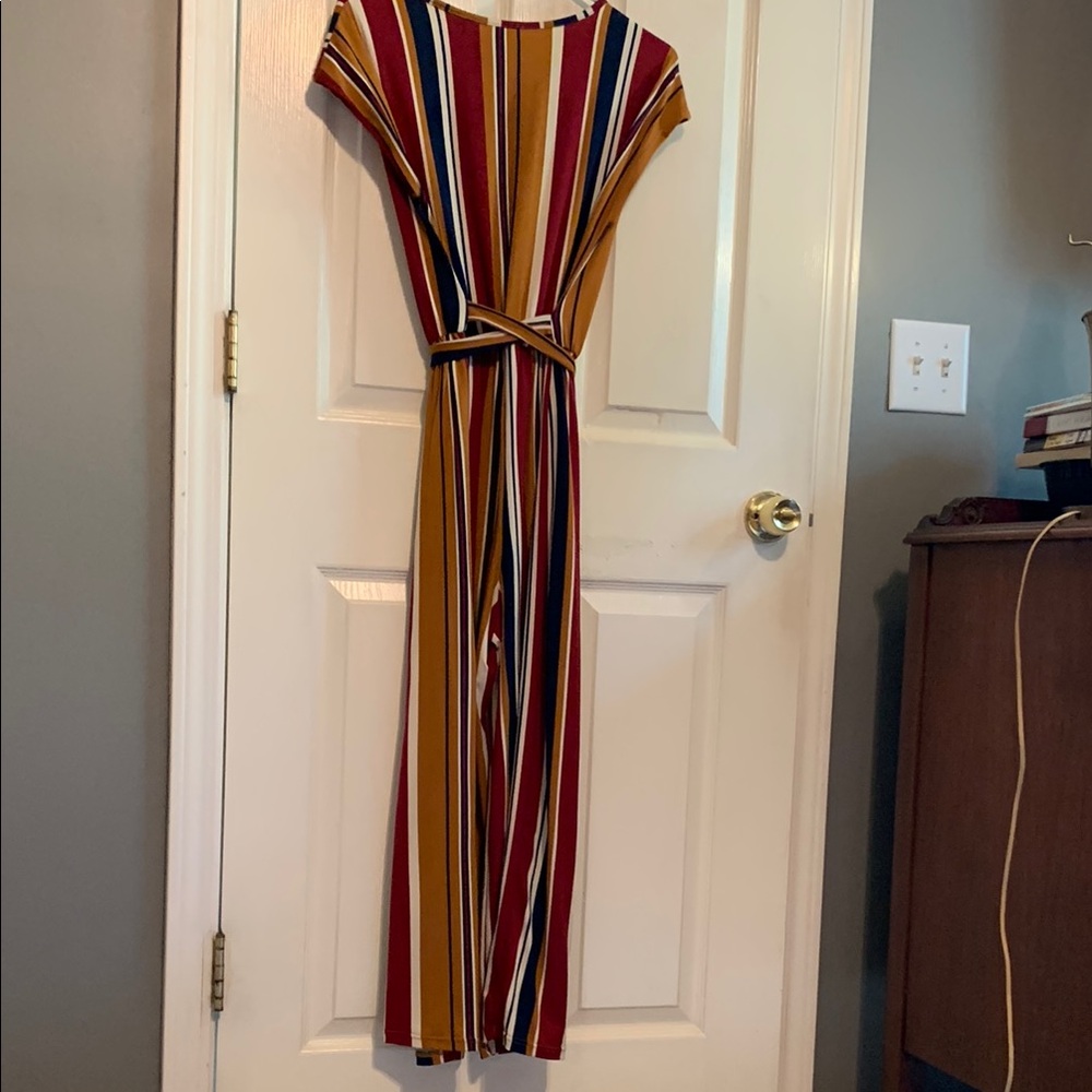 Striped Multicolor Jumpsuit - Picture 2 of 2